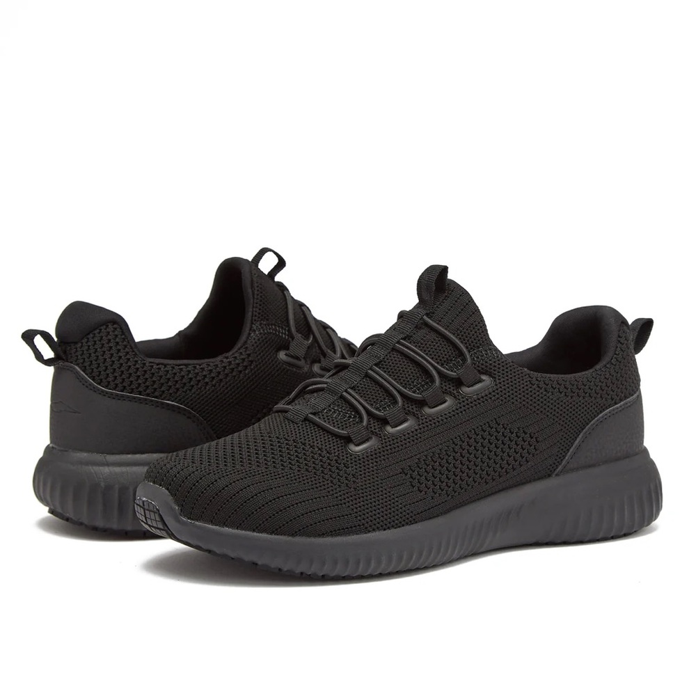 NIB Women’s Avia Avi-Anchor Black Slip Resistant Slip On Shoes Memory Foam 6.5W